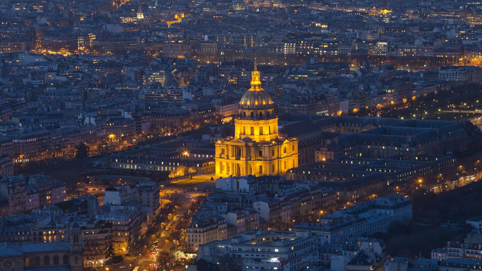 Les Invalides, one of the landmarks where mysterious drones have been spotted.