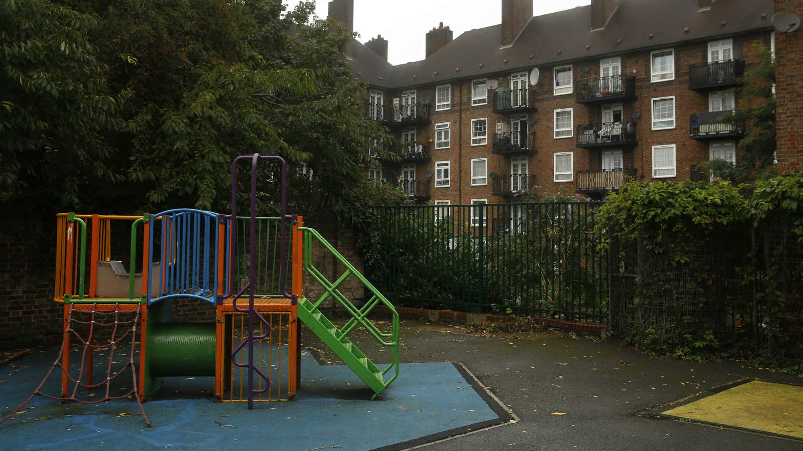 Playgrounds—like this one located in the London borough of Islington—should be for all kids.