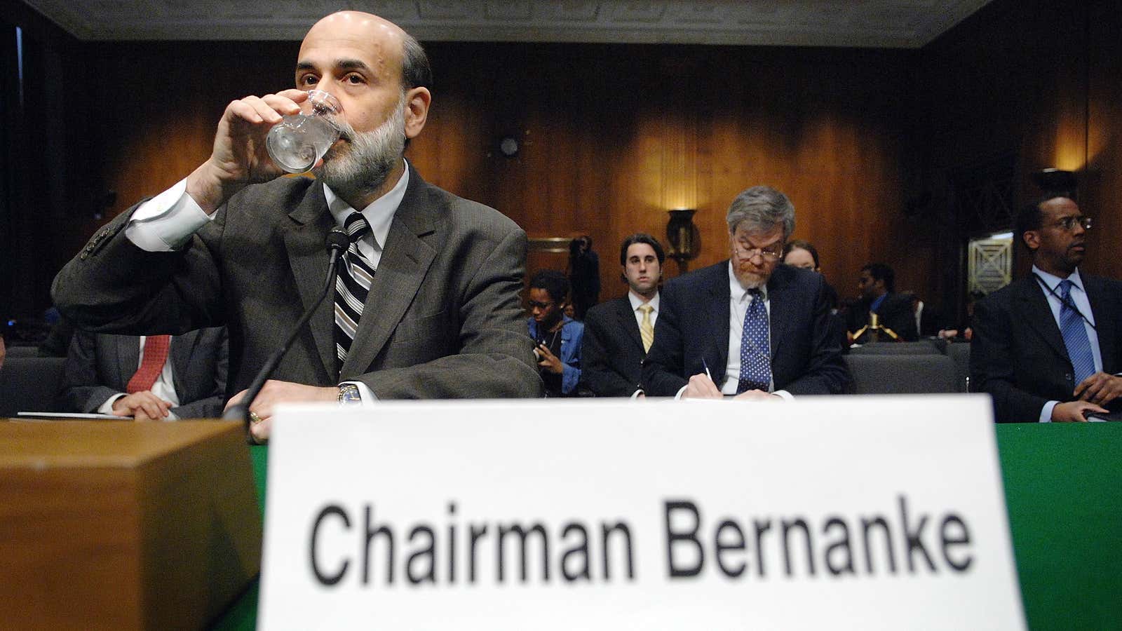 Protip: When fighting financial and economic crises, stay hydrated.
