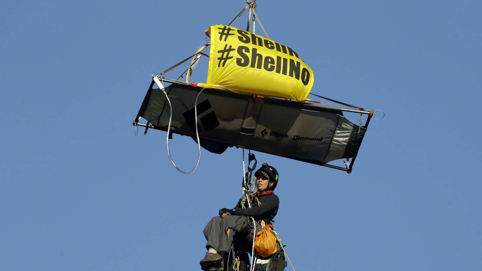 Activists were creative against Shell.