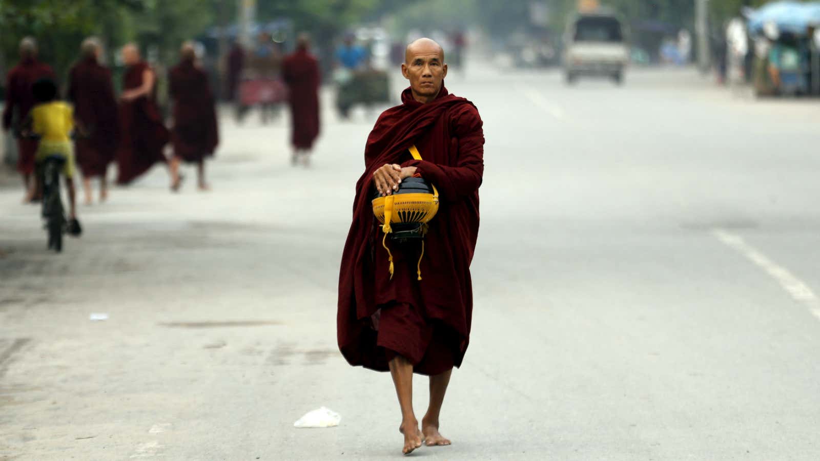 Monks who voluntarily submit to female charms are declared defeated.
