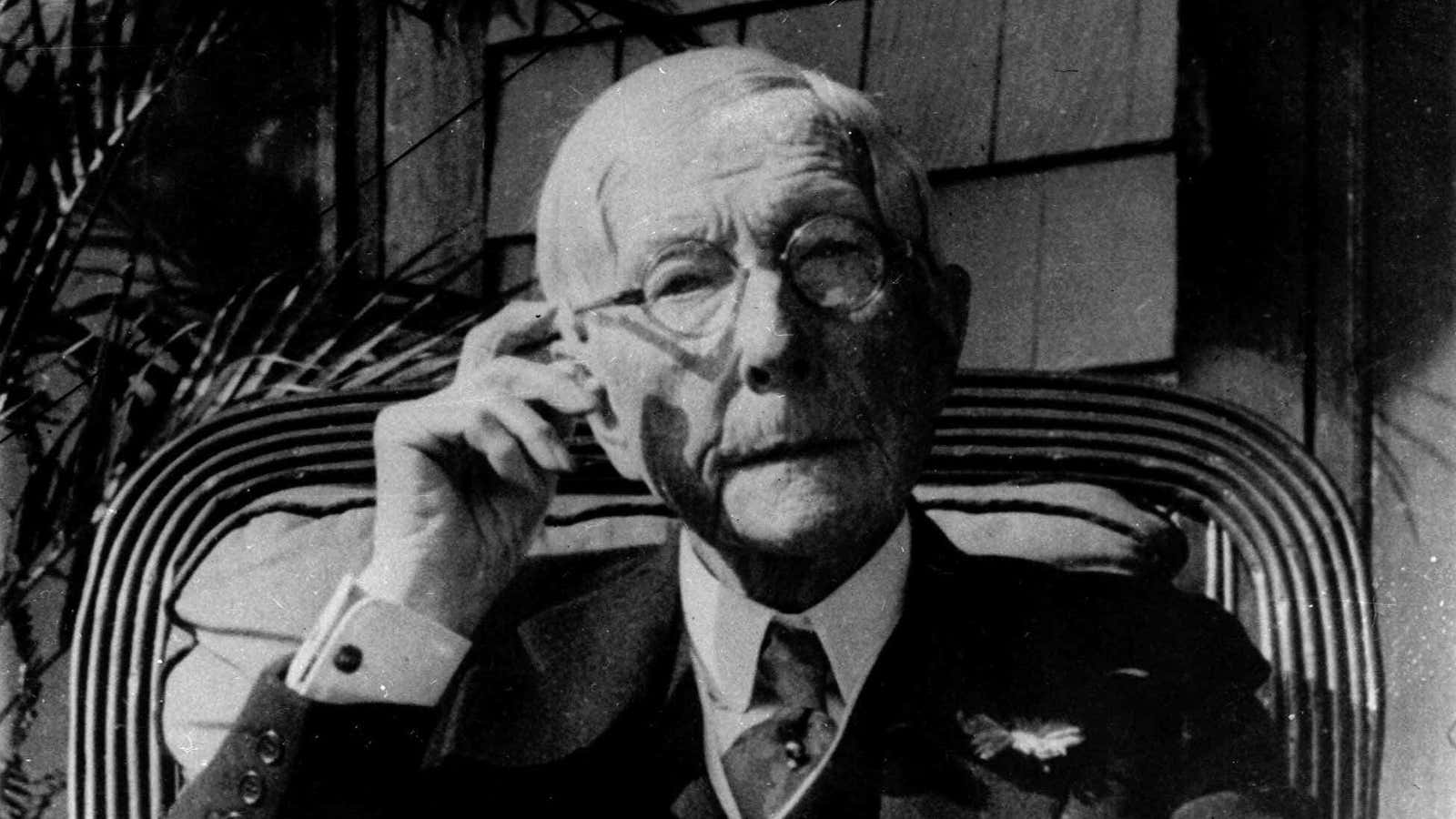 John D. Rockefeller in 1930.