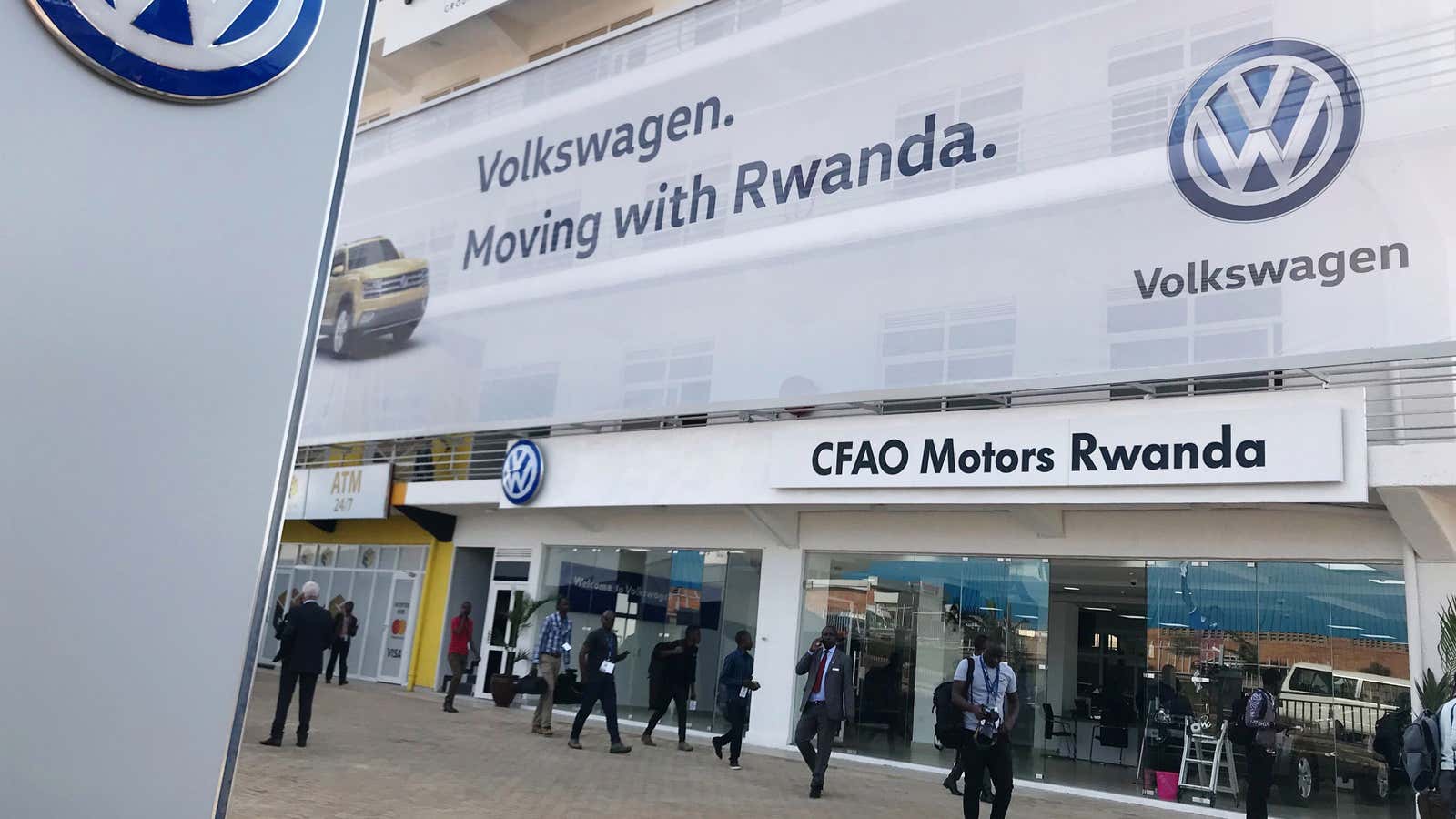 VW moves Rwanda.
