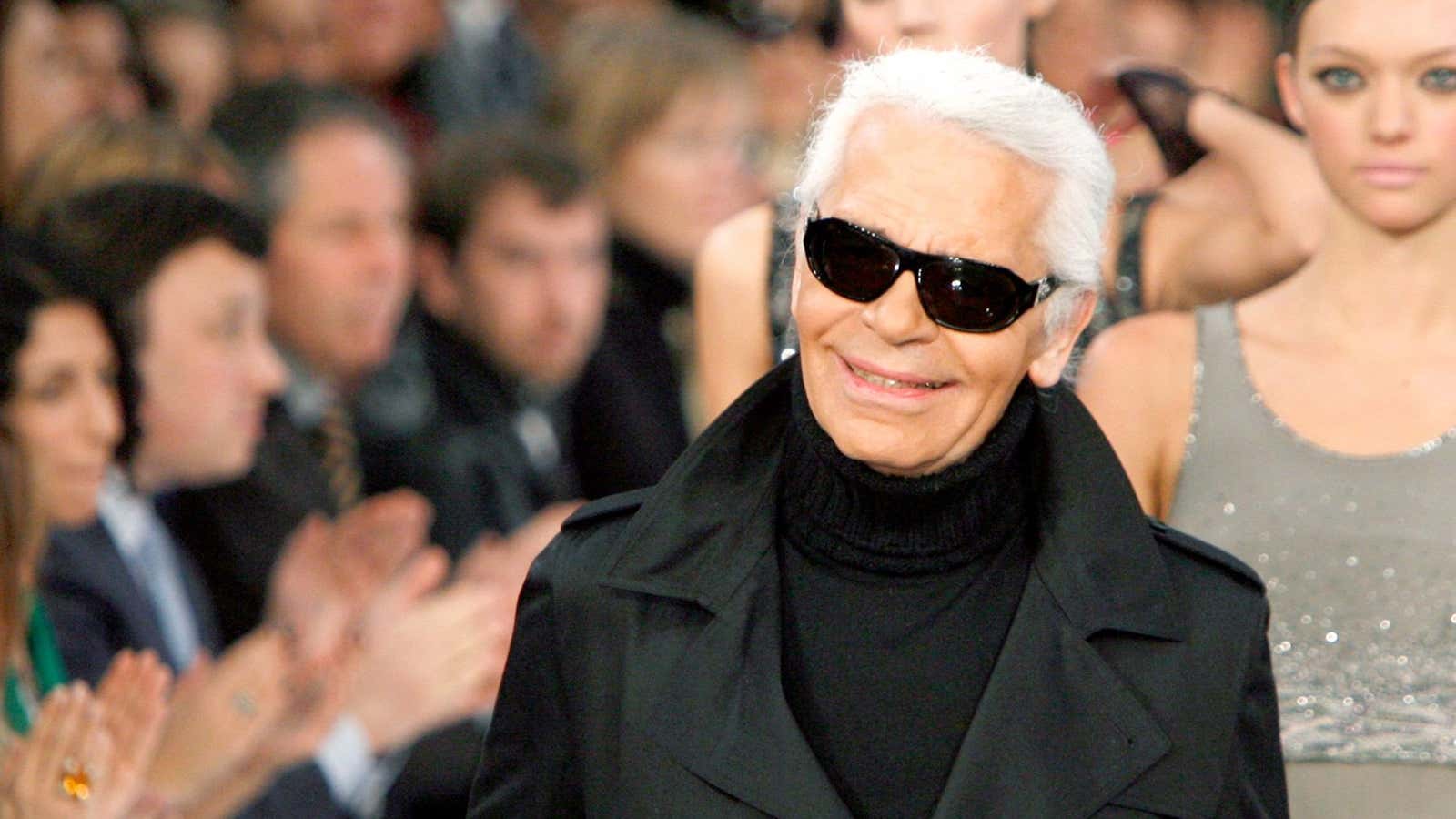 Karl Lagerfeld was hilarious, and he was in on the joke