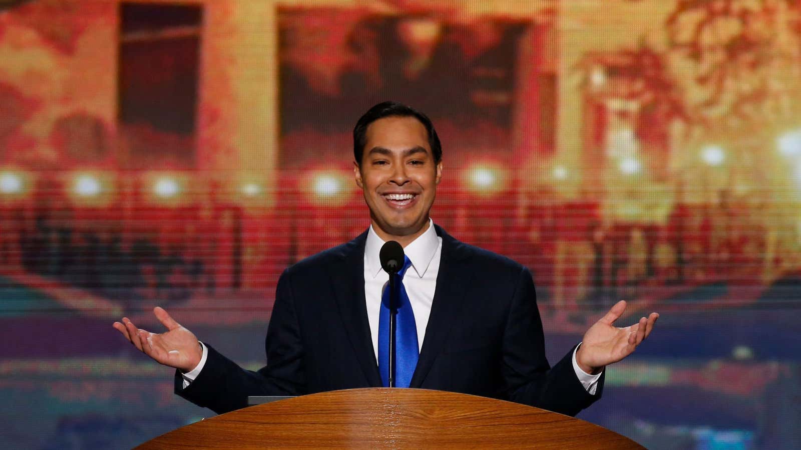 Julian Castro told his story at the 2012 Democratic National Convention.