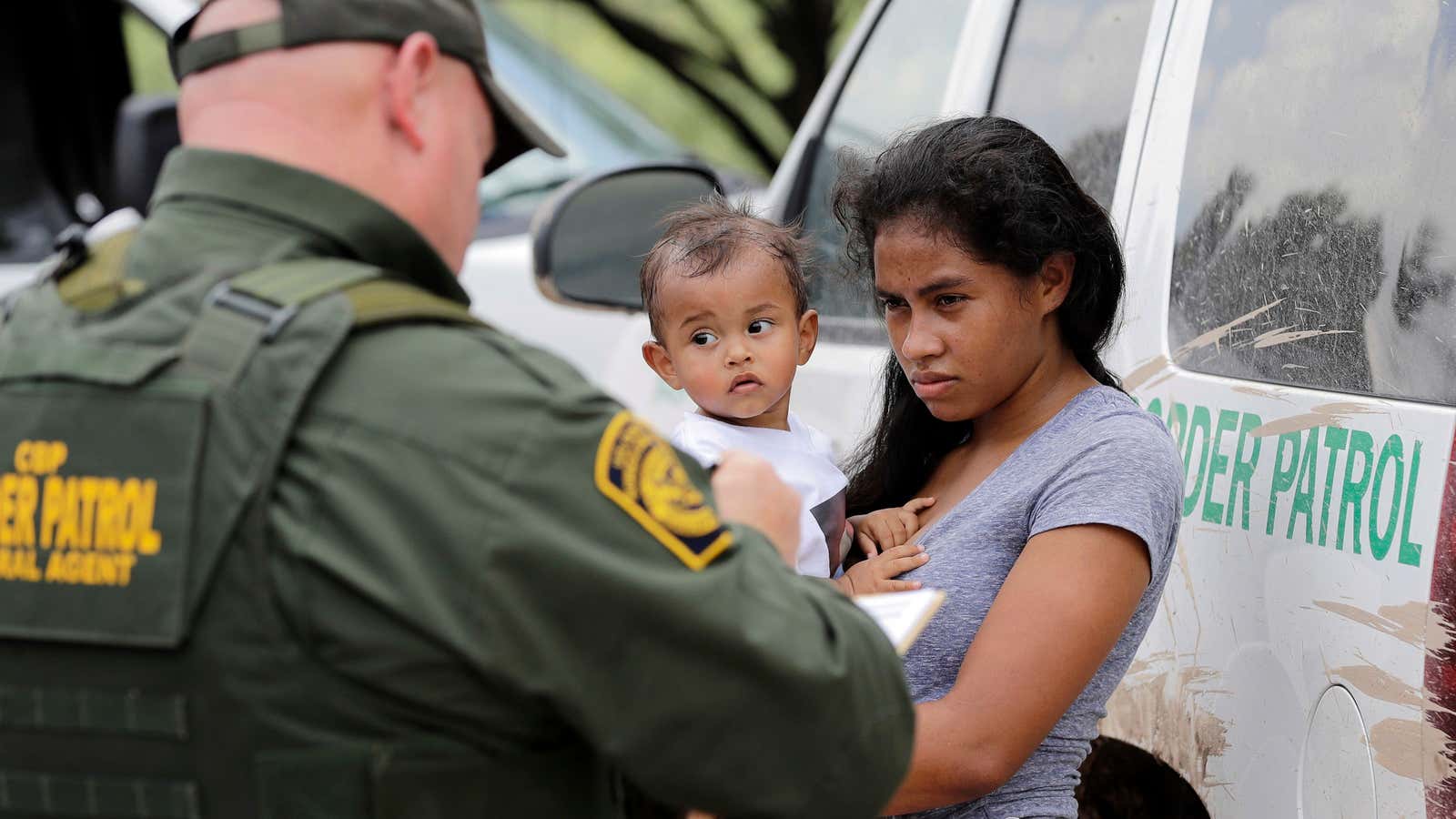 The US Border Patrol is not set up to process children and families.