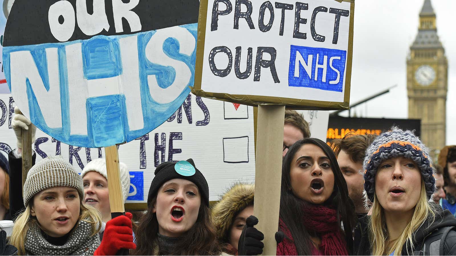 “Protect our NHS.”