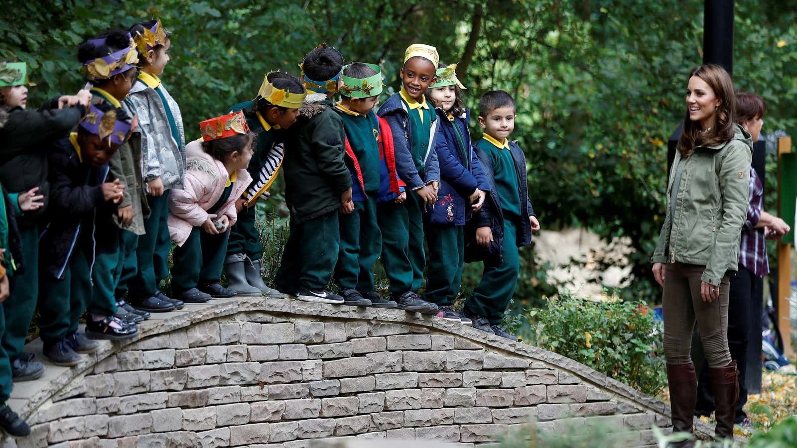 Royal seal of approval: Forest schools are spreading in Britain.
