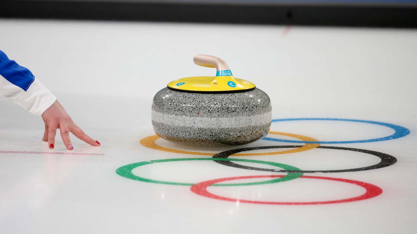 Curling: Archery on ice, except with a 44 lb granite stone.