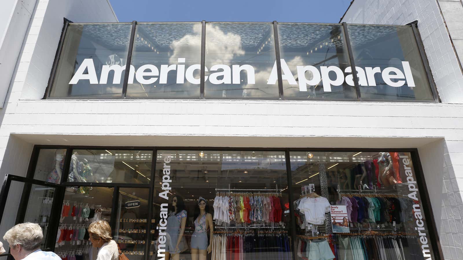 American Apparel is getting a little less American.