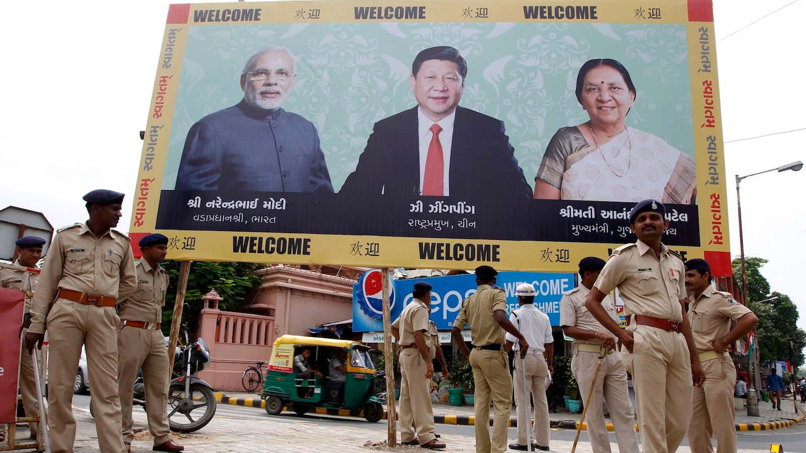Gujarat is ready to welcome Xi Jinping.