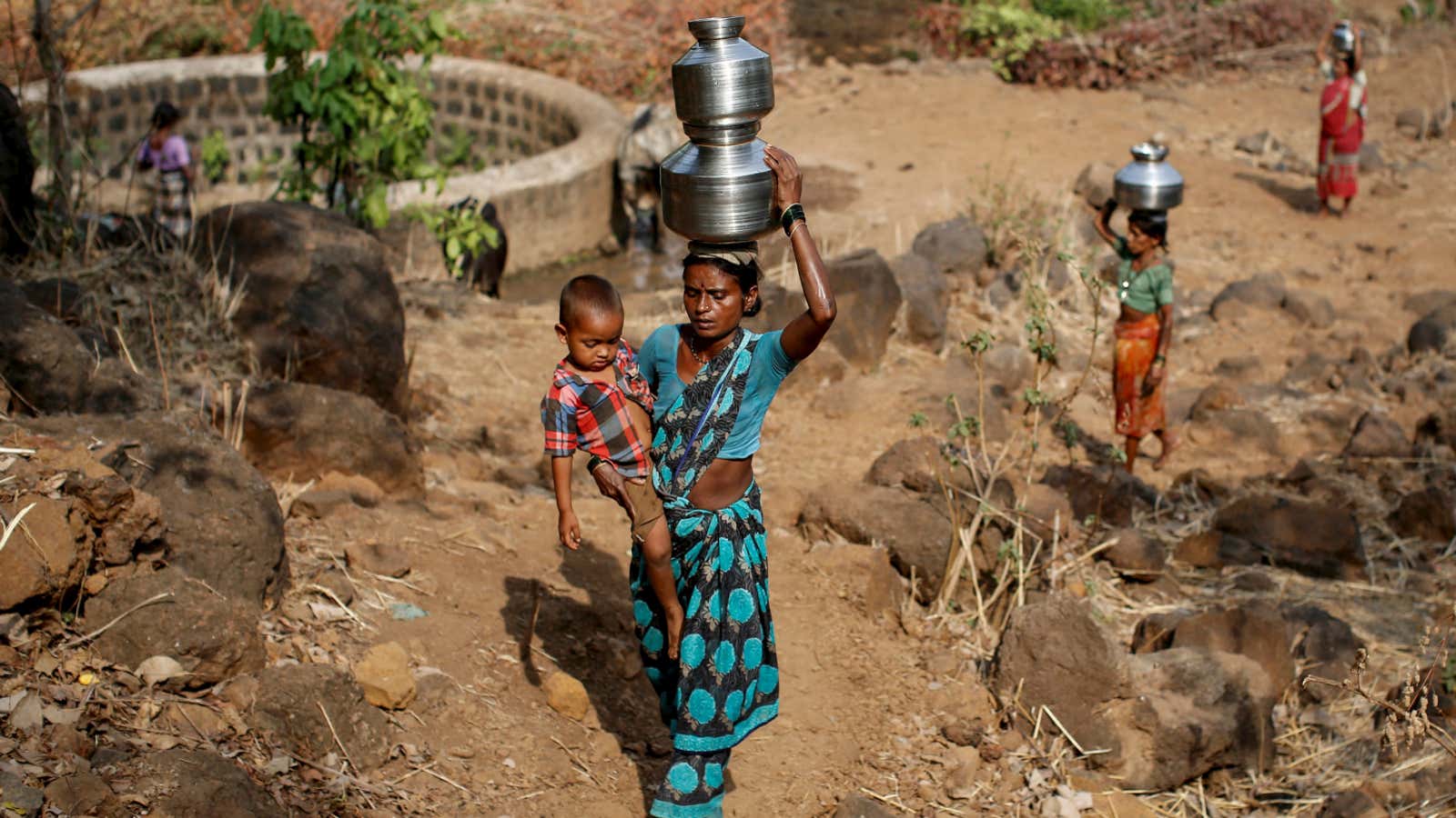 There are many without access to drinking water.