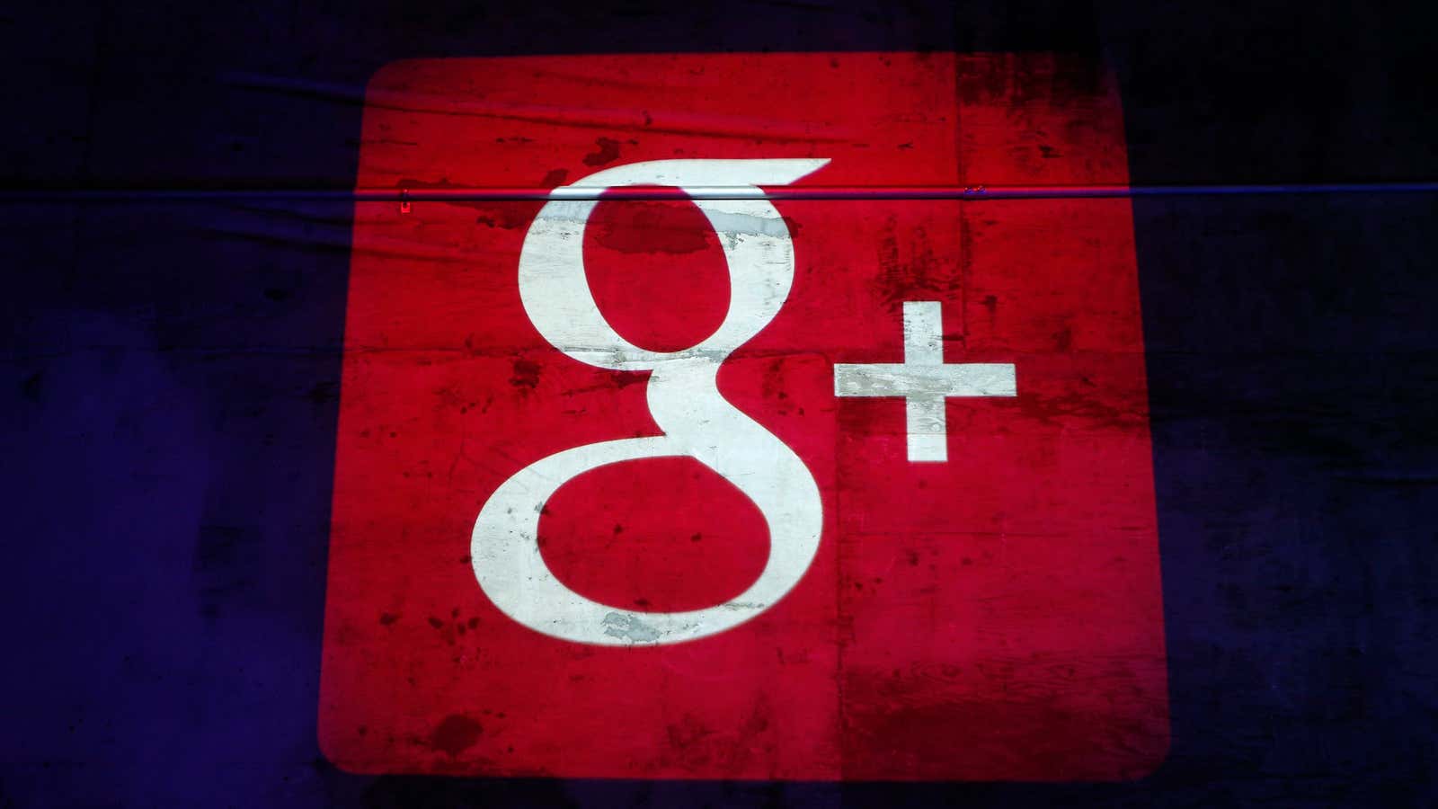 If you want a vision of the future, imagine a Google+ logo following you around wherever you go—forever.