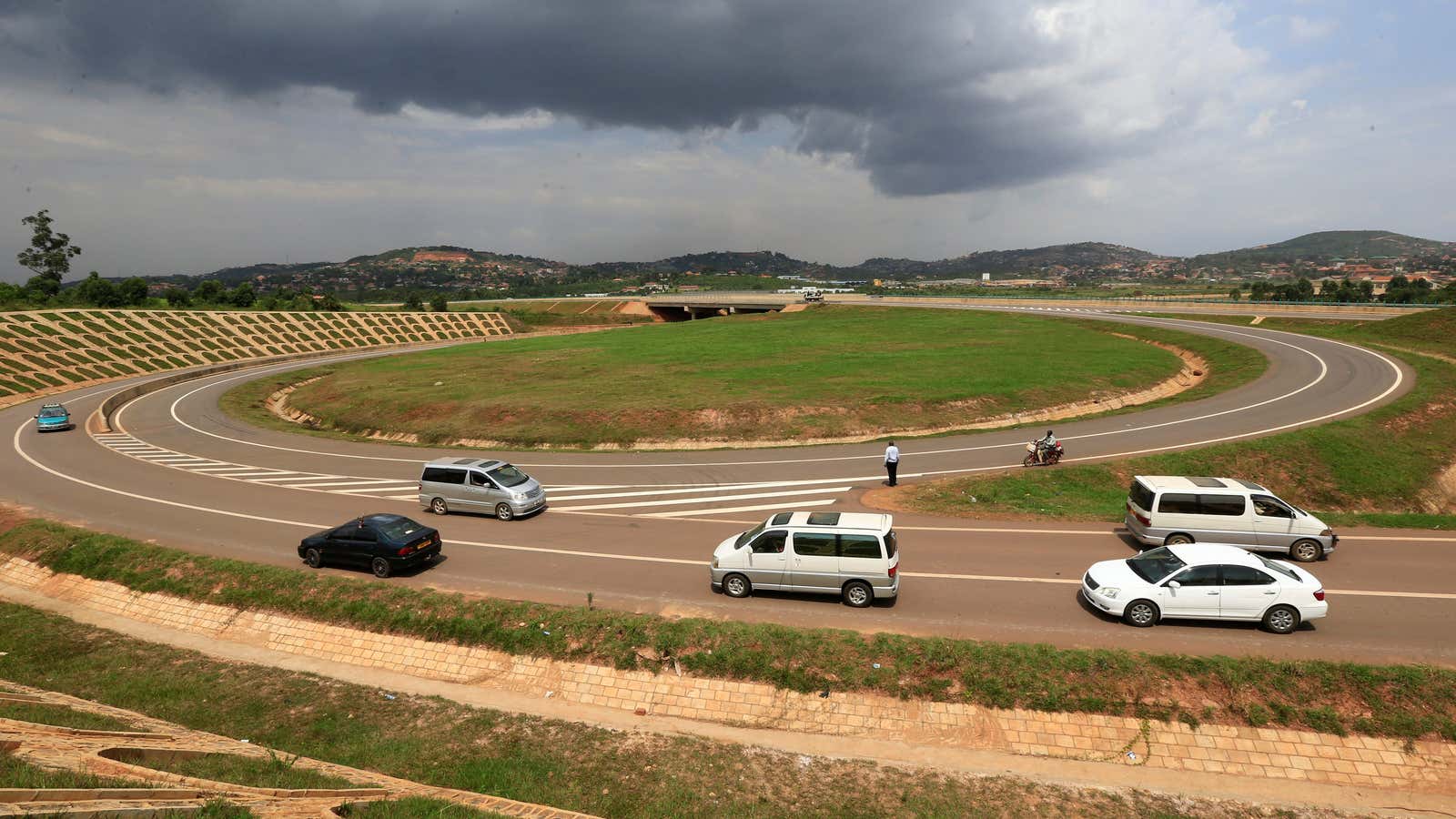 The Chinese-built four-lane expressway connecting Uganda’s capital Kampala to Entebbe International Airport,