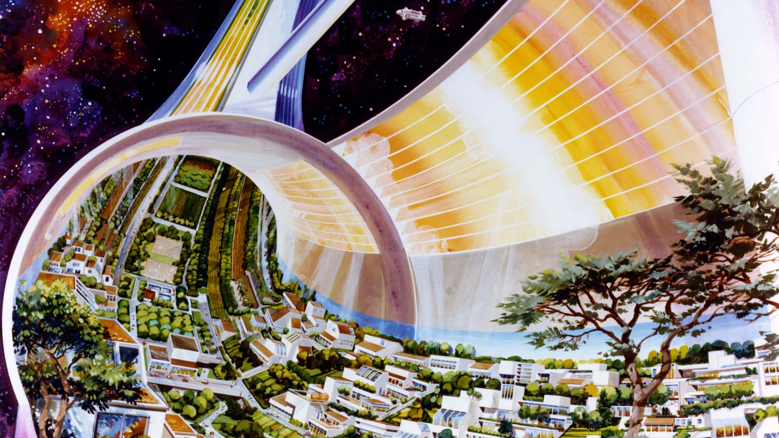 A view of our space-bound future from the 1970s.