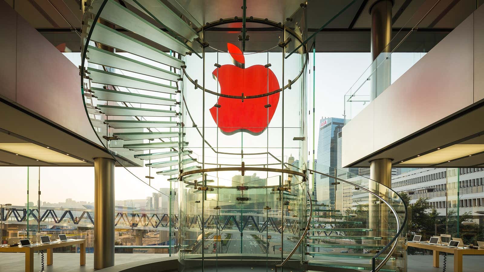 Might Apple replace all those glass stairs with sapphire?