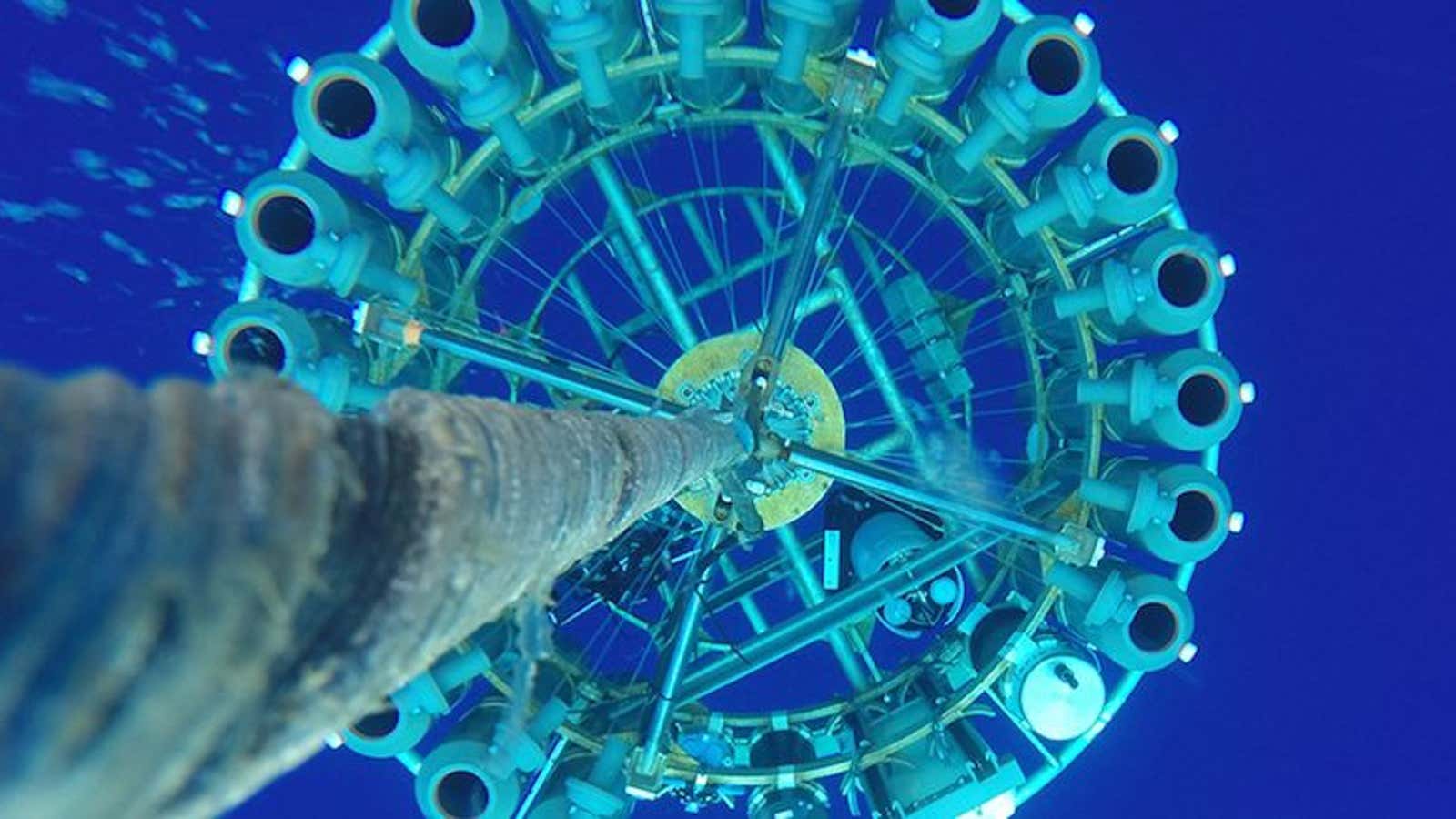 deep sea sensors tested by the Ocean Health XPrize