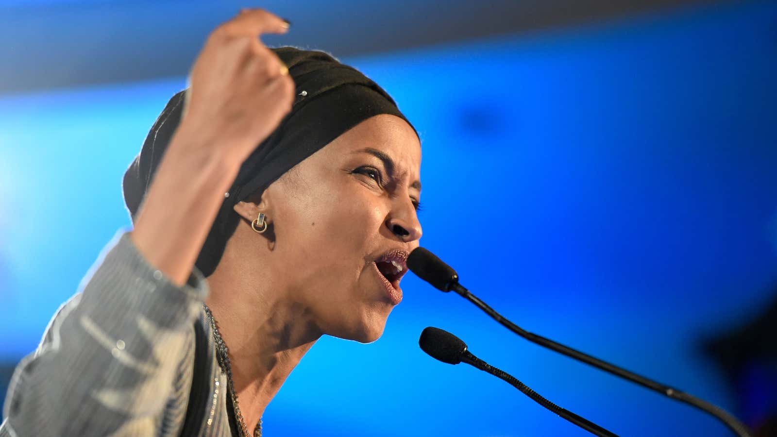 Ilhan Omar, a Democrat from Minnesota, is one of two Muslim women elected to Congress for the first time.