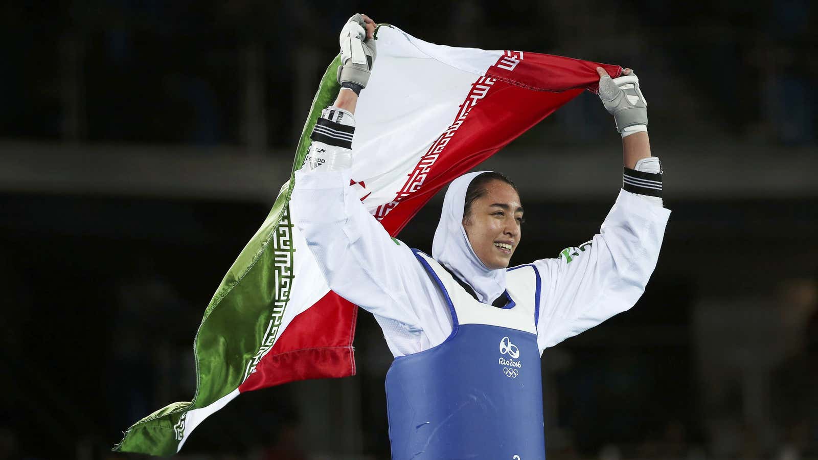 Kimia Alizadeh has made history for Iran. (Reuters/Issei Kato)