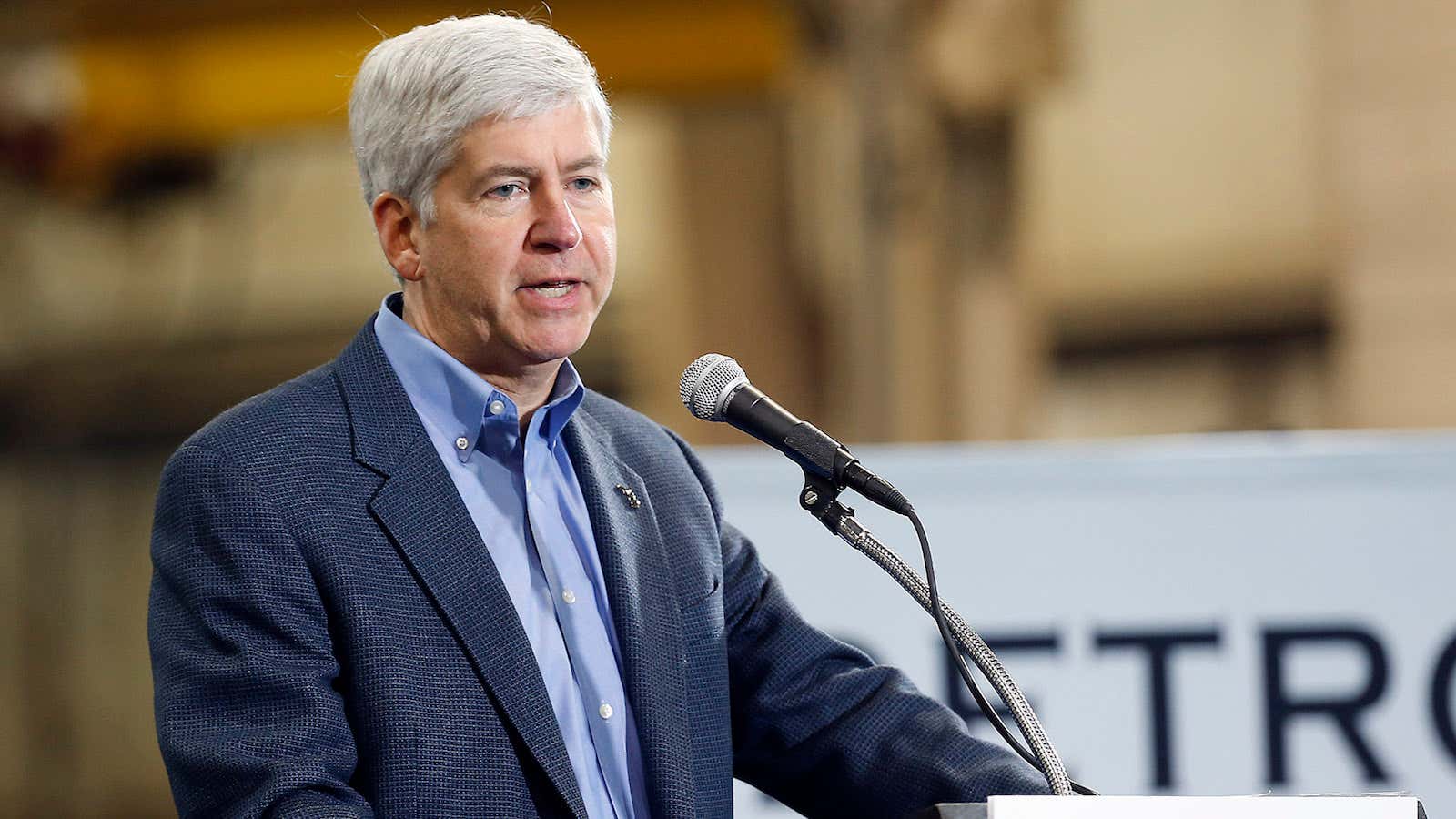 Michigan’s governor says Syrian refugees are no longer  welcome.