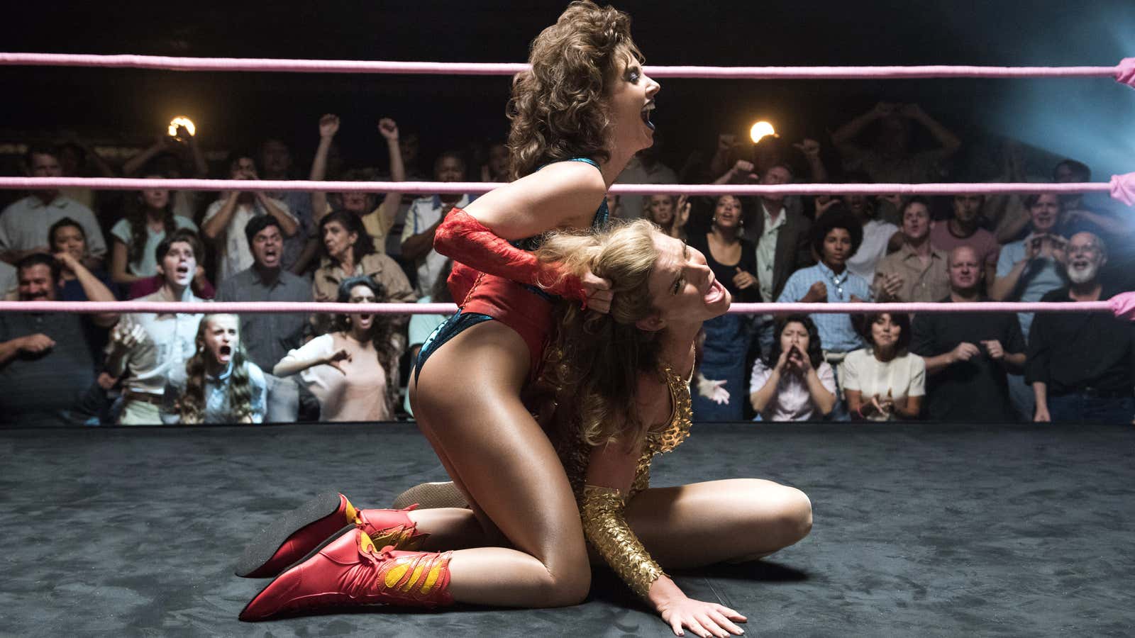 Netflix is the streaming leader in original series like “Glow.”