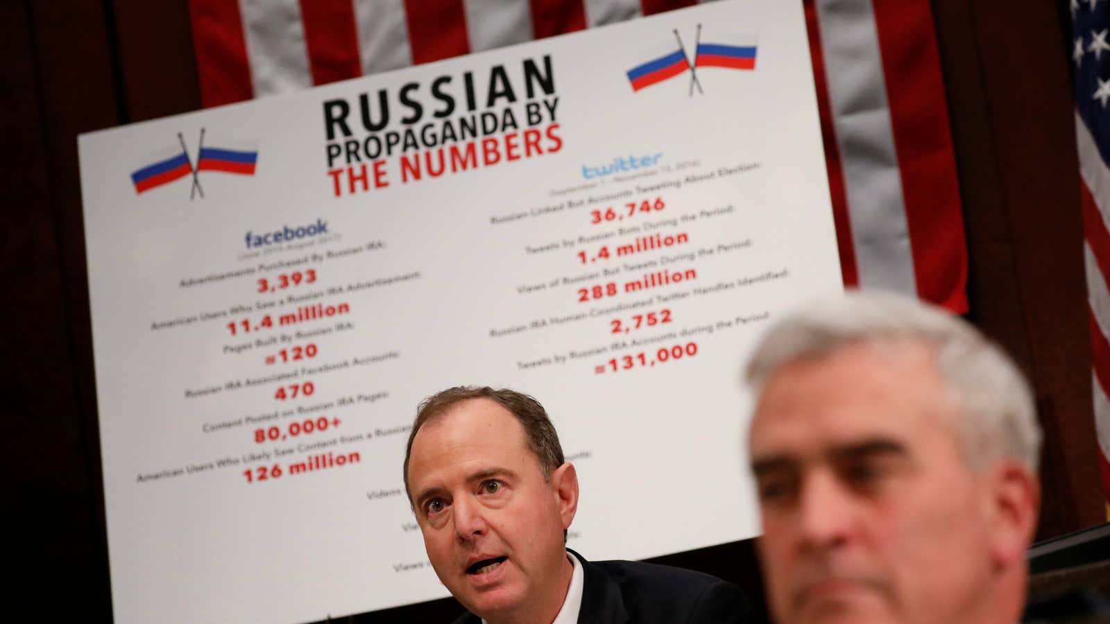 Facebook now says Russian disinfo reached 150 million Americans.