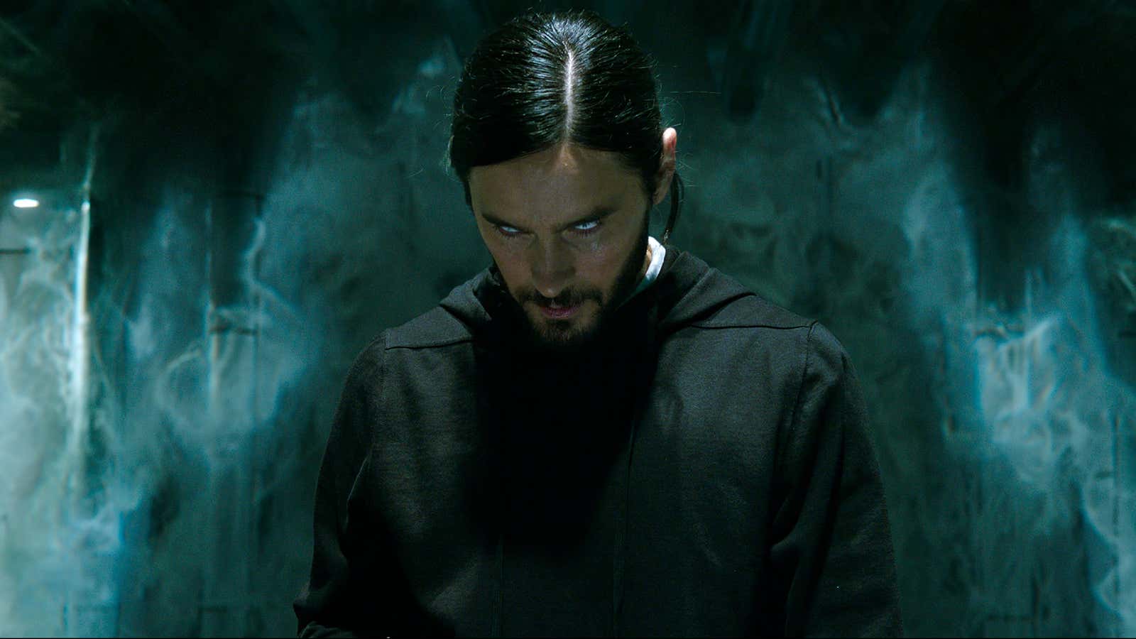 Jared Leto as Dr. Michael Morbius in “Morbius”
