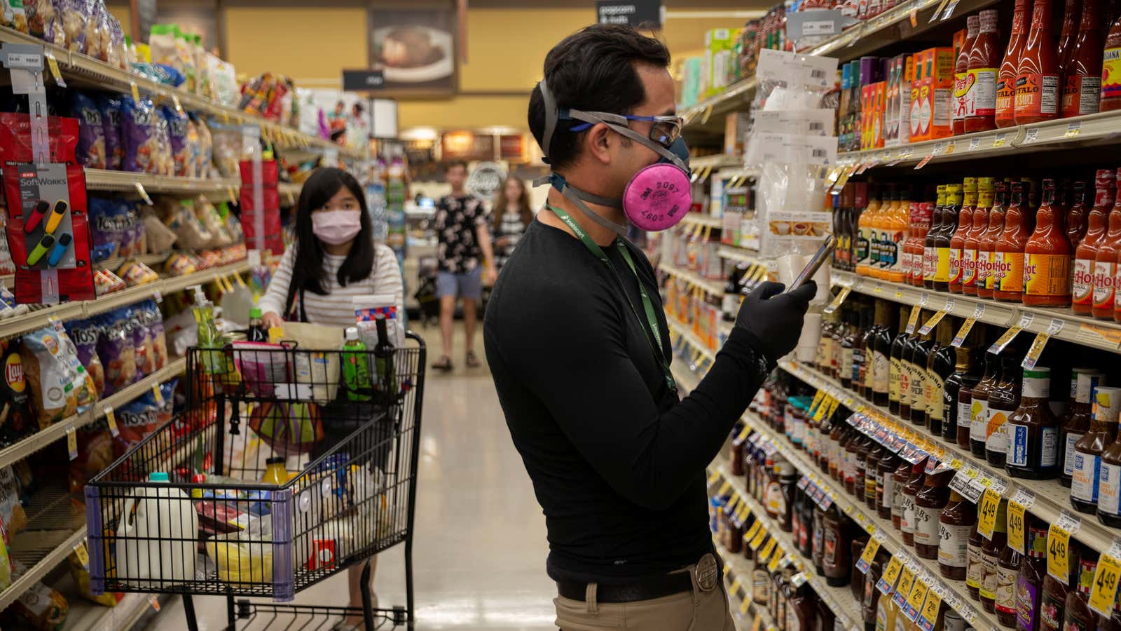 Instacart shoppers bear the risk so you don’t have to.