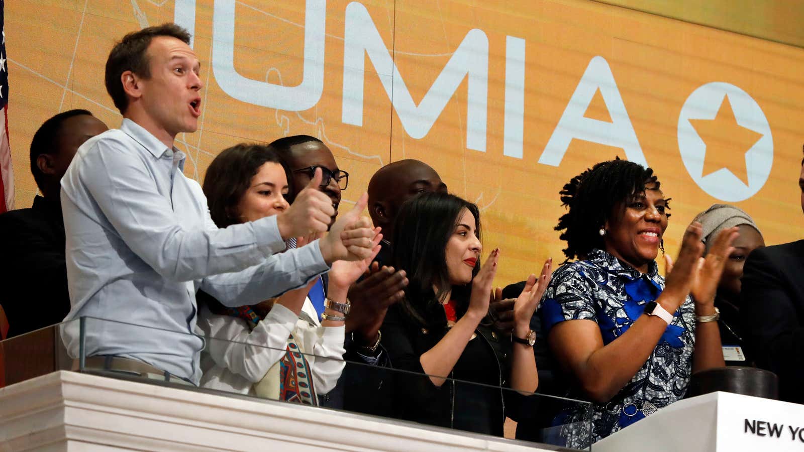 The moment Jumia made history.