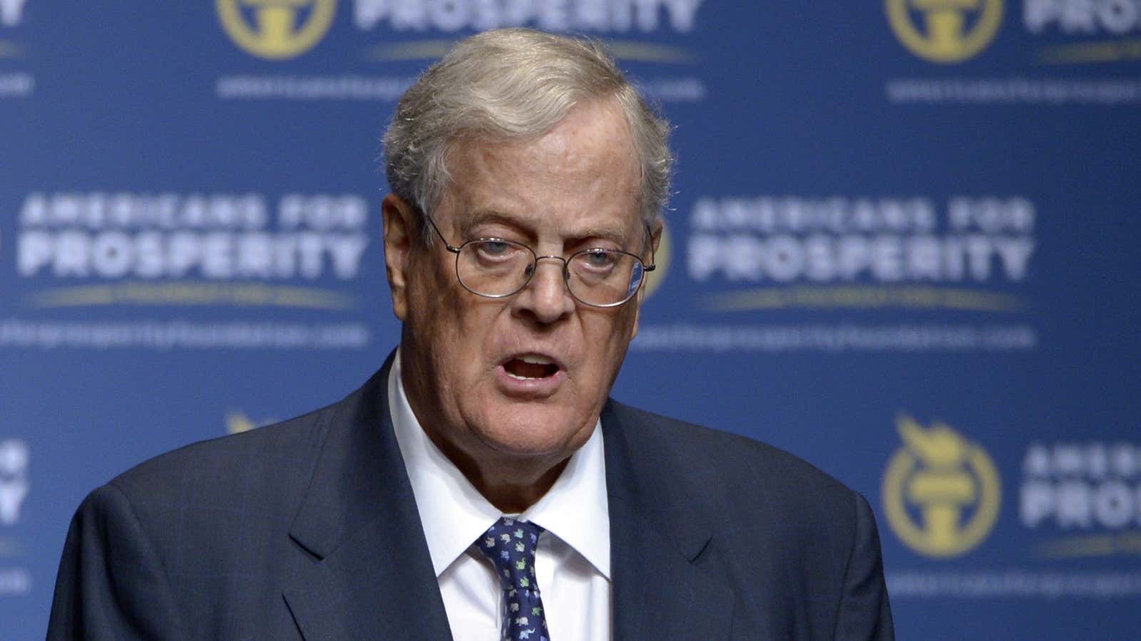 David Koch and his brother Charles reportedly have a sizable stake in the production.