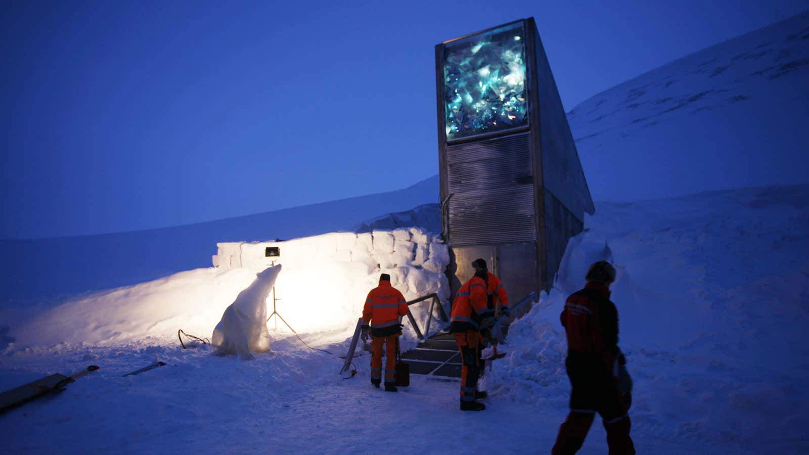 The Svalbard Global Seed Vault is meant to withstand nuclear fallout. It wasn’t expecting this.