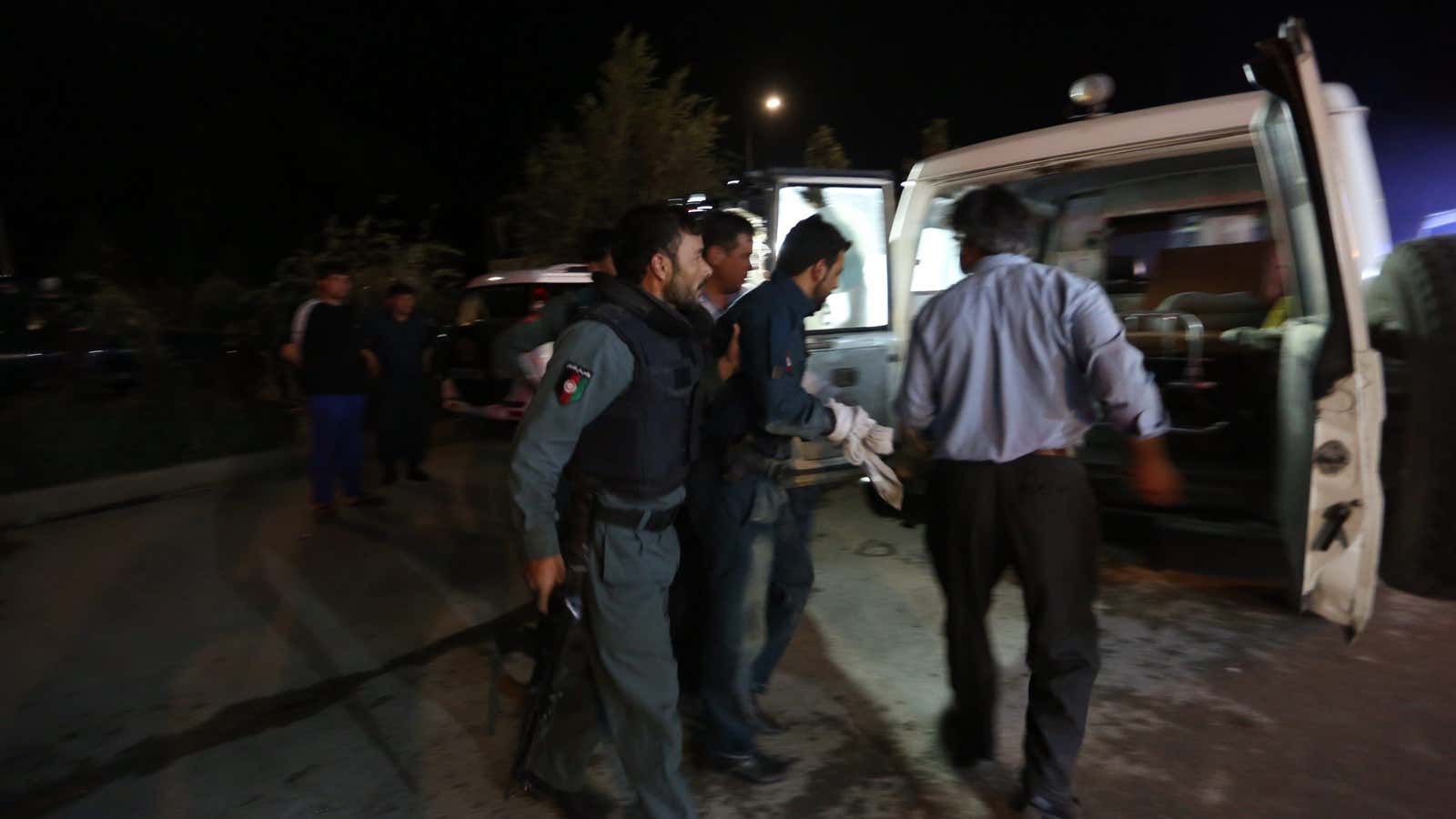 The American University in Kabul came under attack Wednesday, Aug. 24.