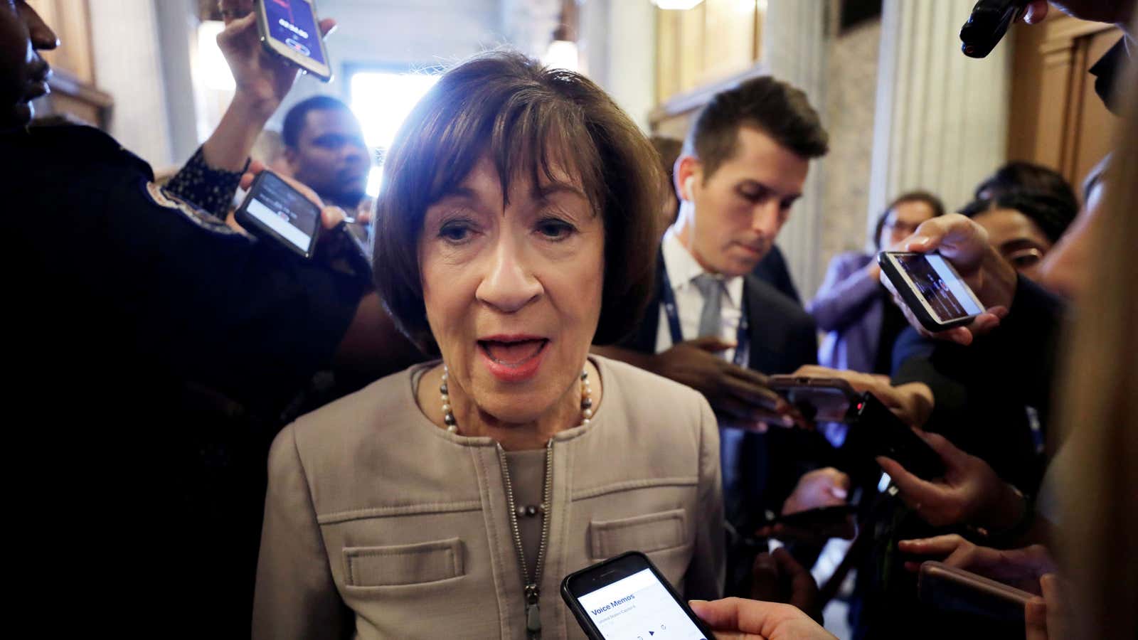 US senator Susan Collins says she doesn’t exactly not believe Christine Blasey Ford.