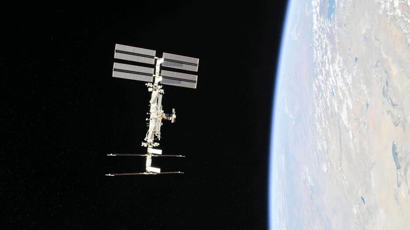 The International Space Station was the first big construction project in space.
