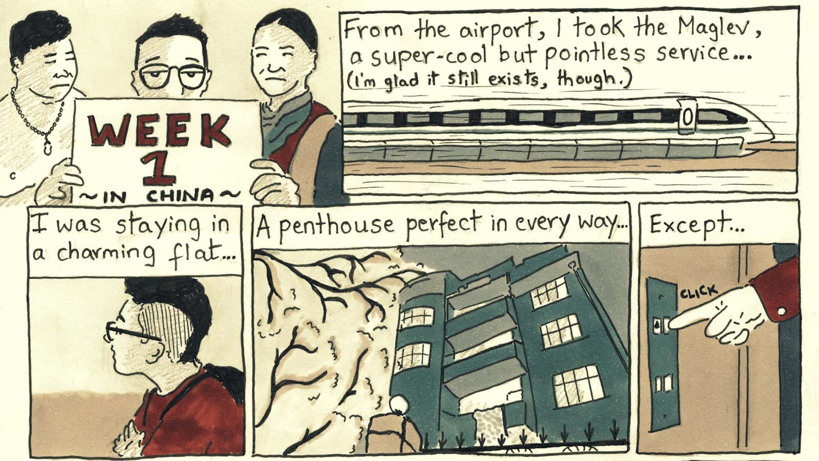In comics: An Indian in China