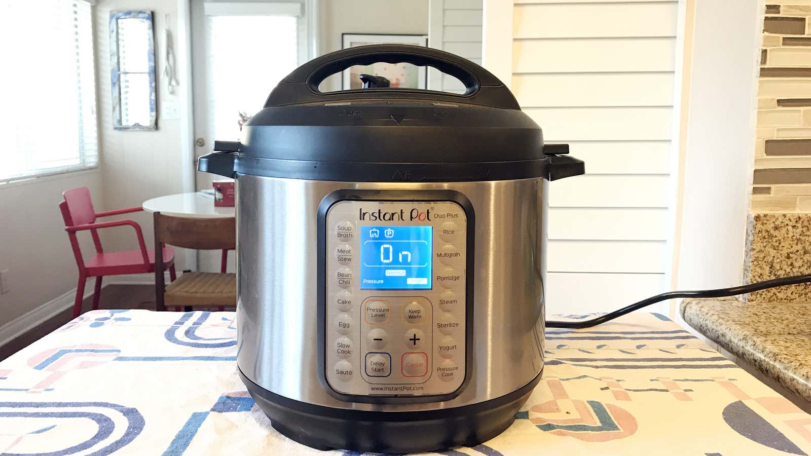 A brand-new Instant Pot, ready for action.