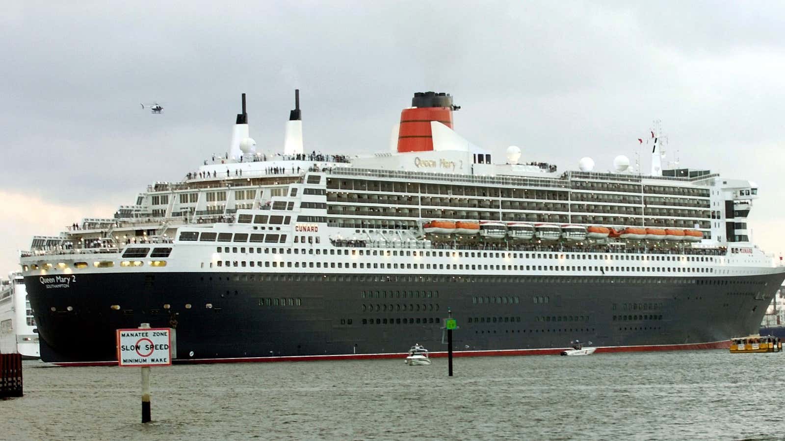 The Queen Mary 2: no stranger to norovirus