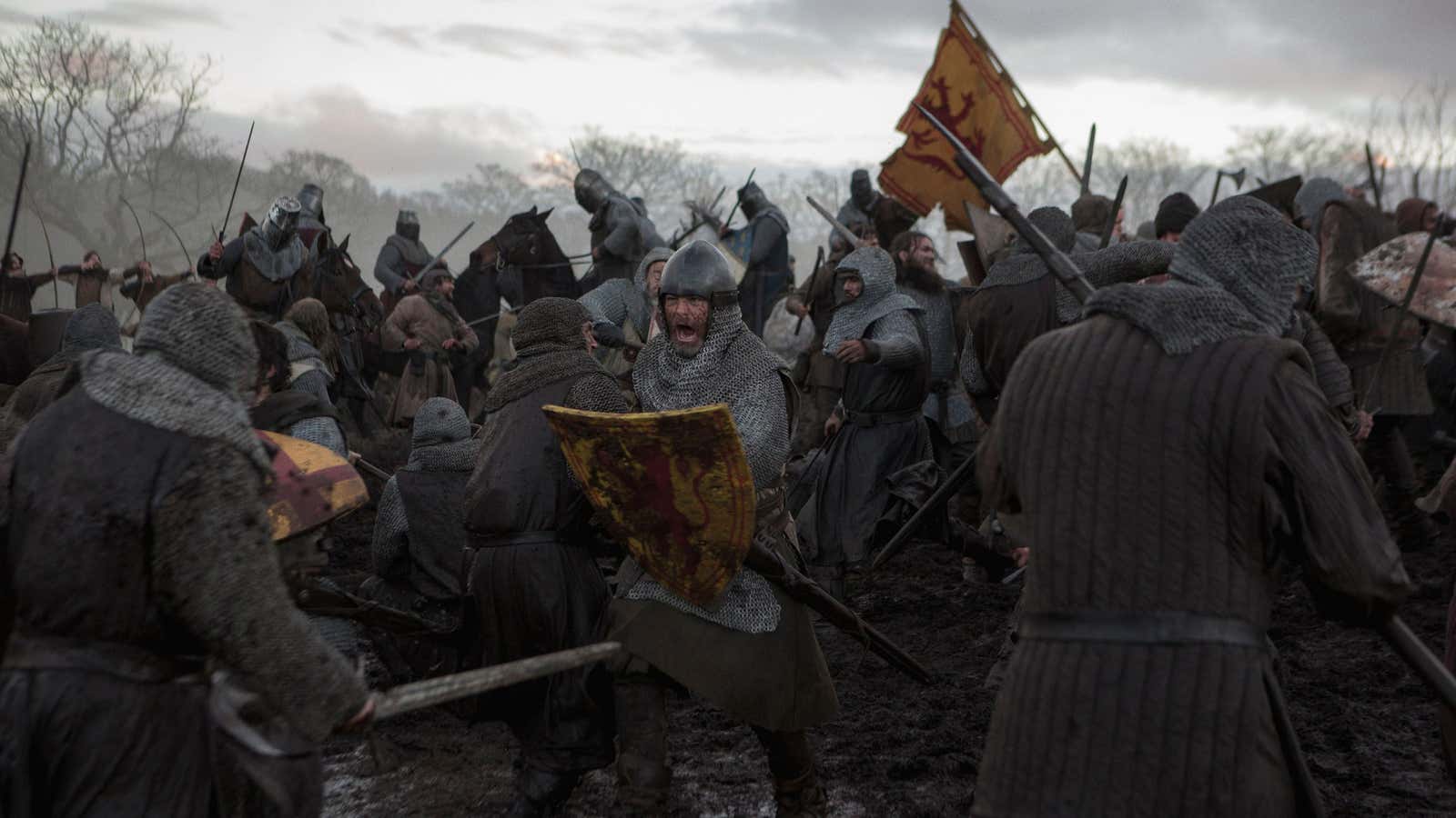 “Outlaw King” was a big production, even by Netflix standards.