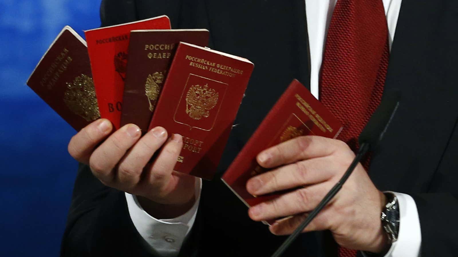 Pick a passport, any passport.
