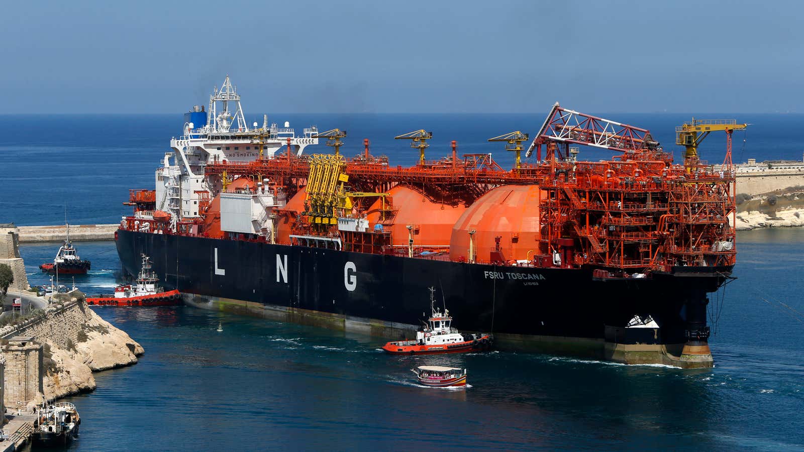 Europe is counting on floating gas terminals to get through the winter