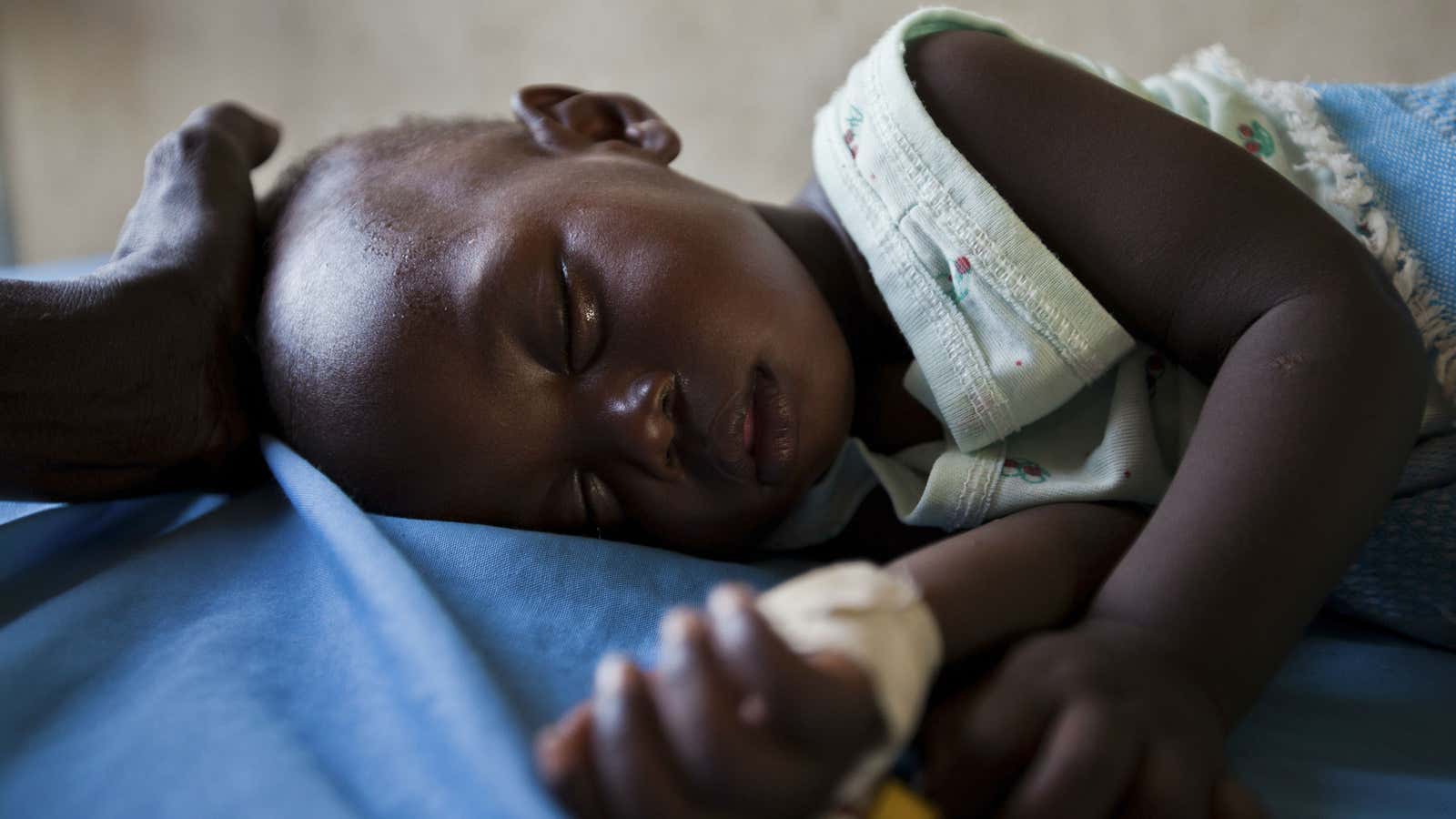 Malaria is one of the five leading causes of child mortality.