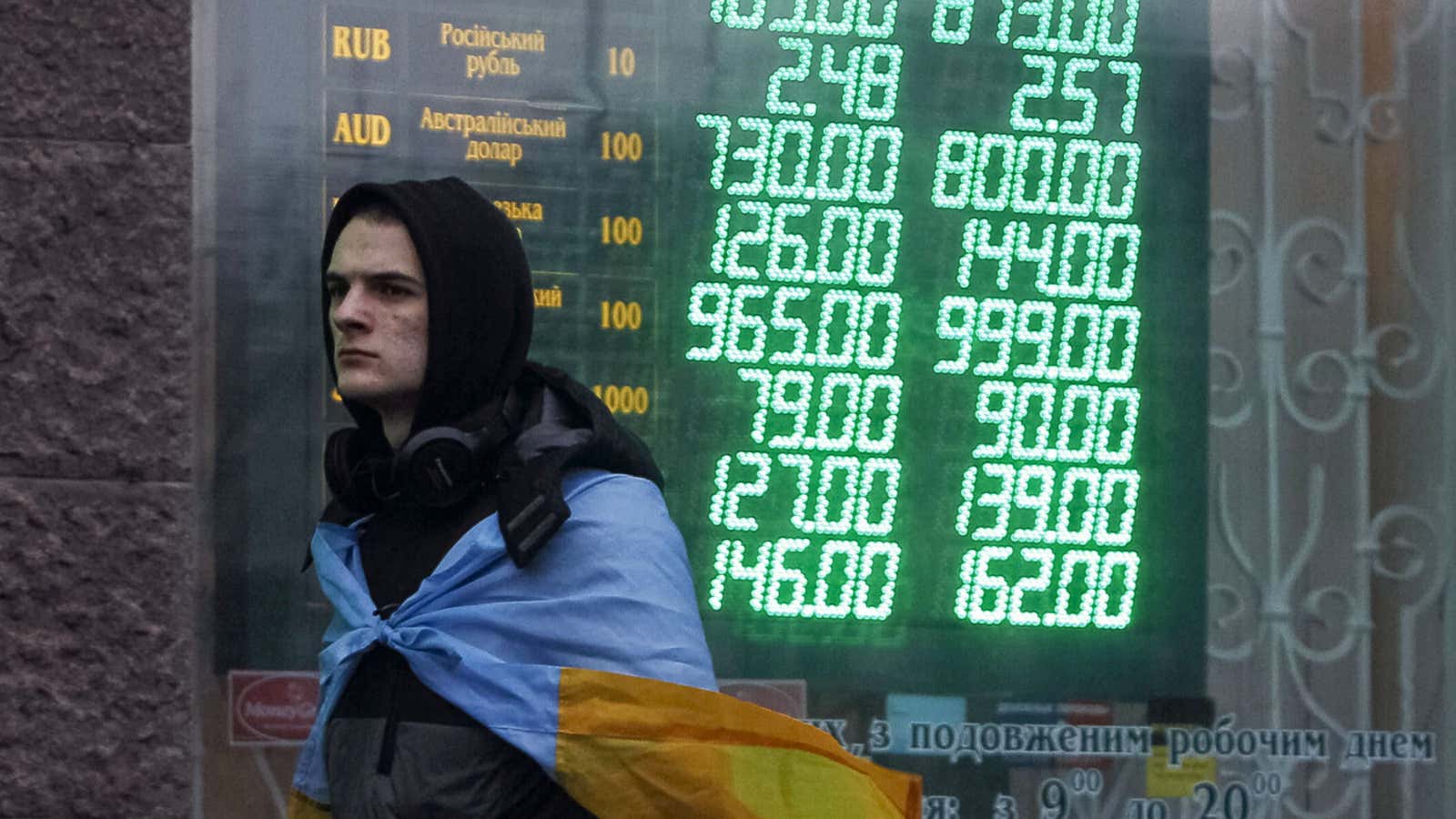 Ukraine’s economy can expect to stay out in the cold for a while.