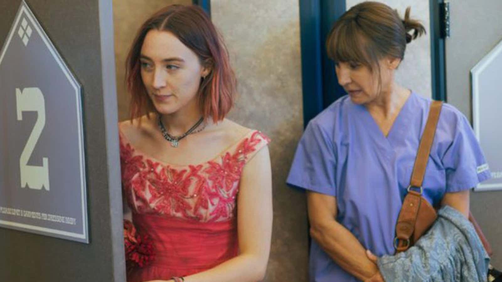 Saoirse Ronan and Laurie Metcalf are the ladies of “Lady Bird”.