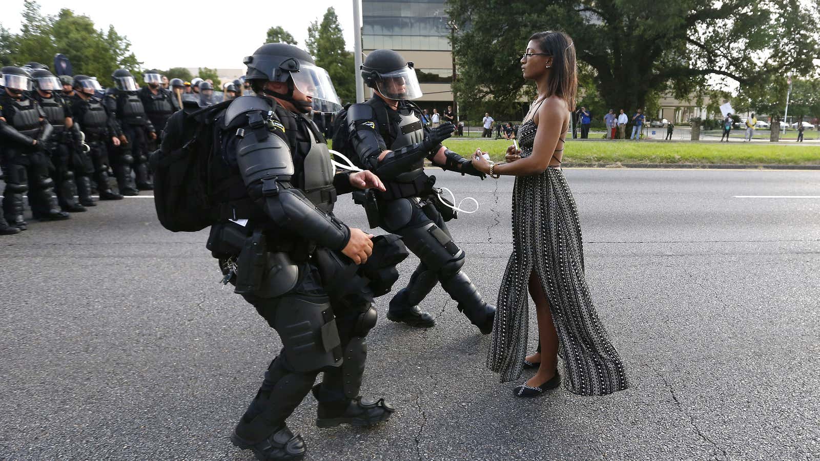 The photo of a Black Lives Matter protestor that the next generation will study in history class