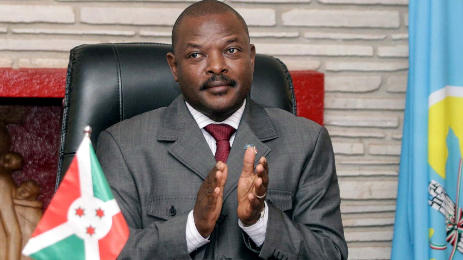 Burundi President Pierre Nkurunziza