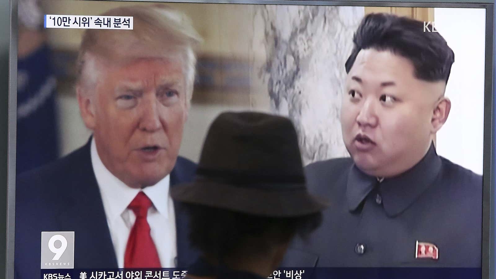Trump and Kim Jong Un have been publicly facing off over the nuclear threat.