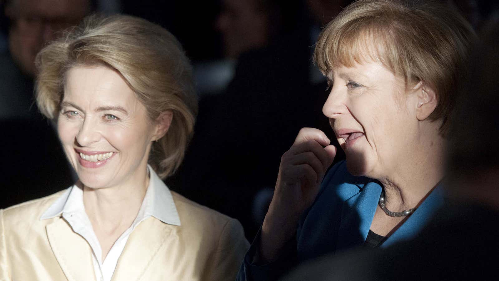 Move over, Merkel? Defense minister Ursula von der Leyen is in the spotlight.