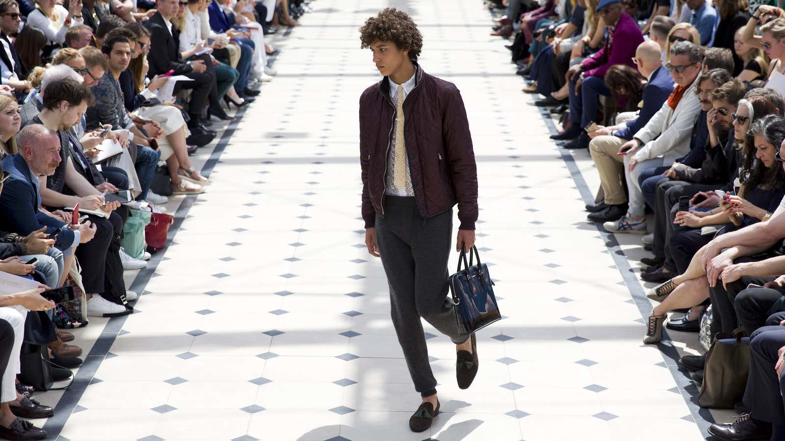 Workwear from Burberry’s spring-summer 2016 collection.