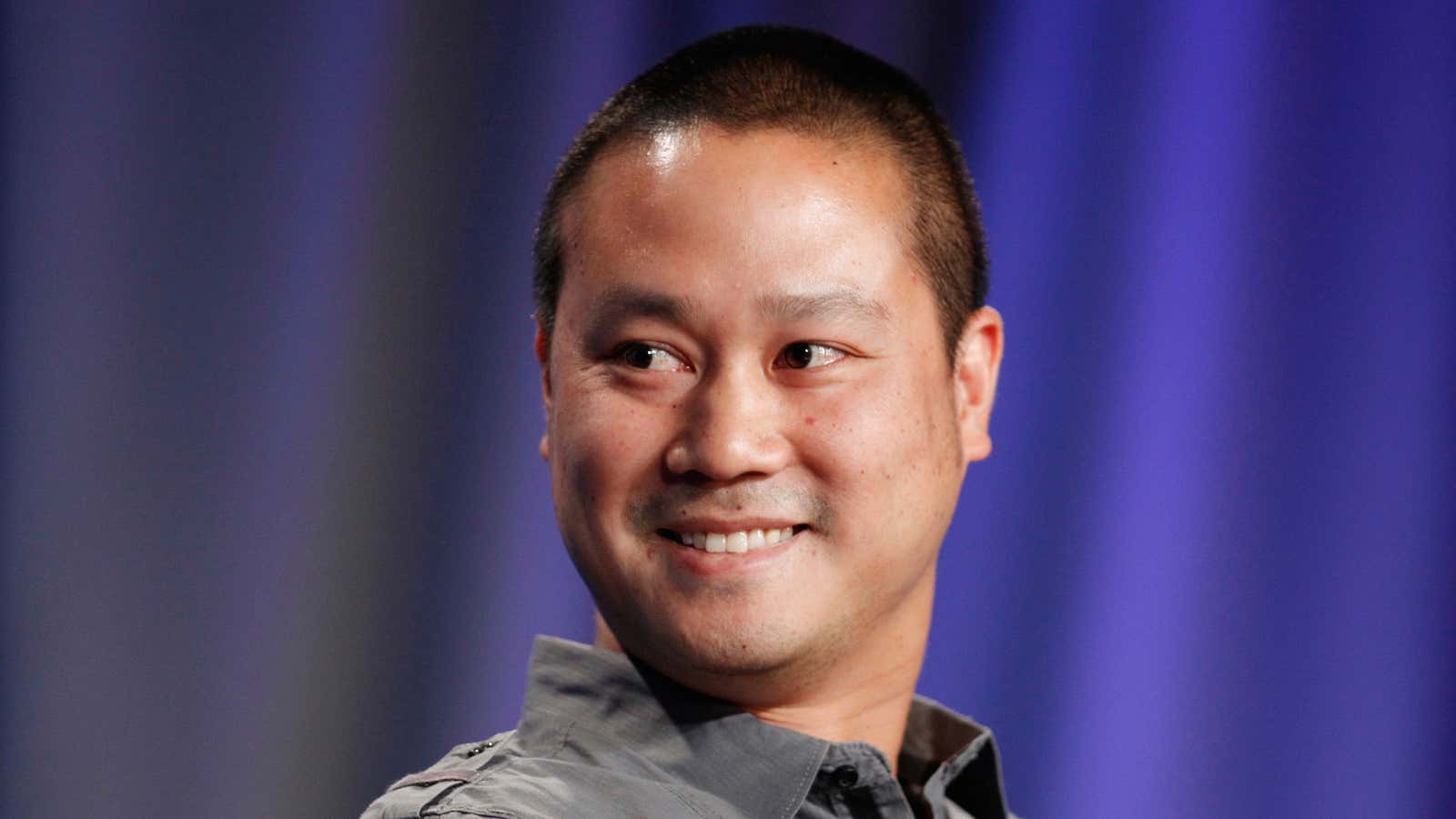 Tony Hsieh, CEO of online retailer Zappos, takes part in a panel discussion entitled “Why Wait for Washington? How States Can Create Jobs and Economic…