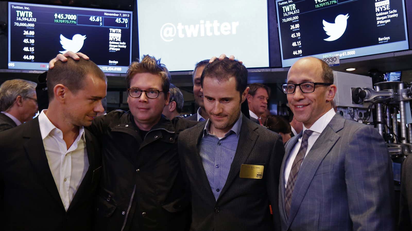 Twitter made these guys rich, but other entrepreneurs will be lucky.